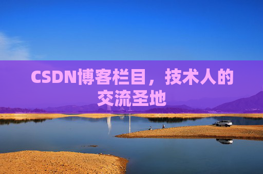 CSDN博客栏目，技术人的交流圣地